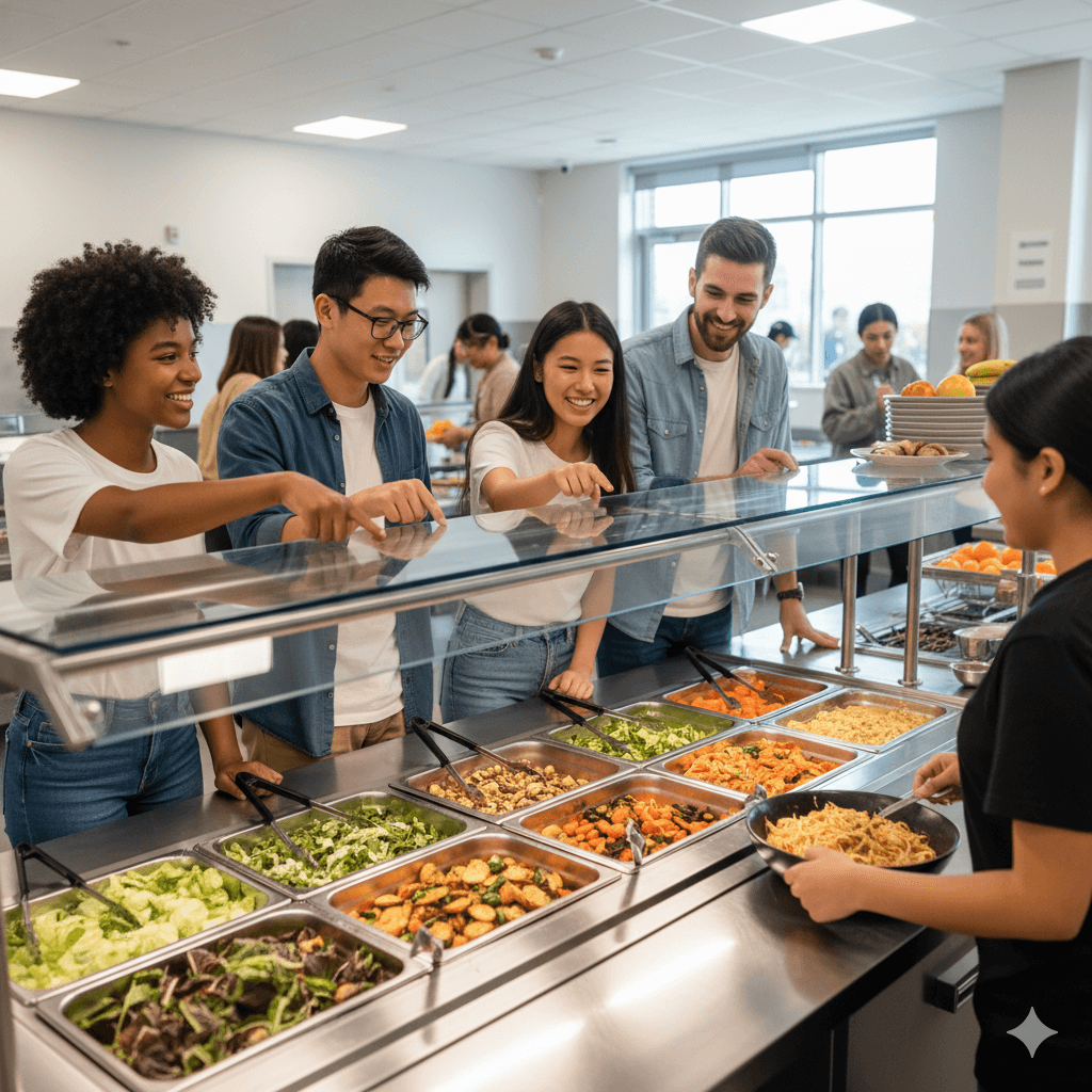 Servicios de comedores industriales